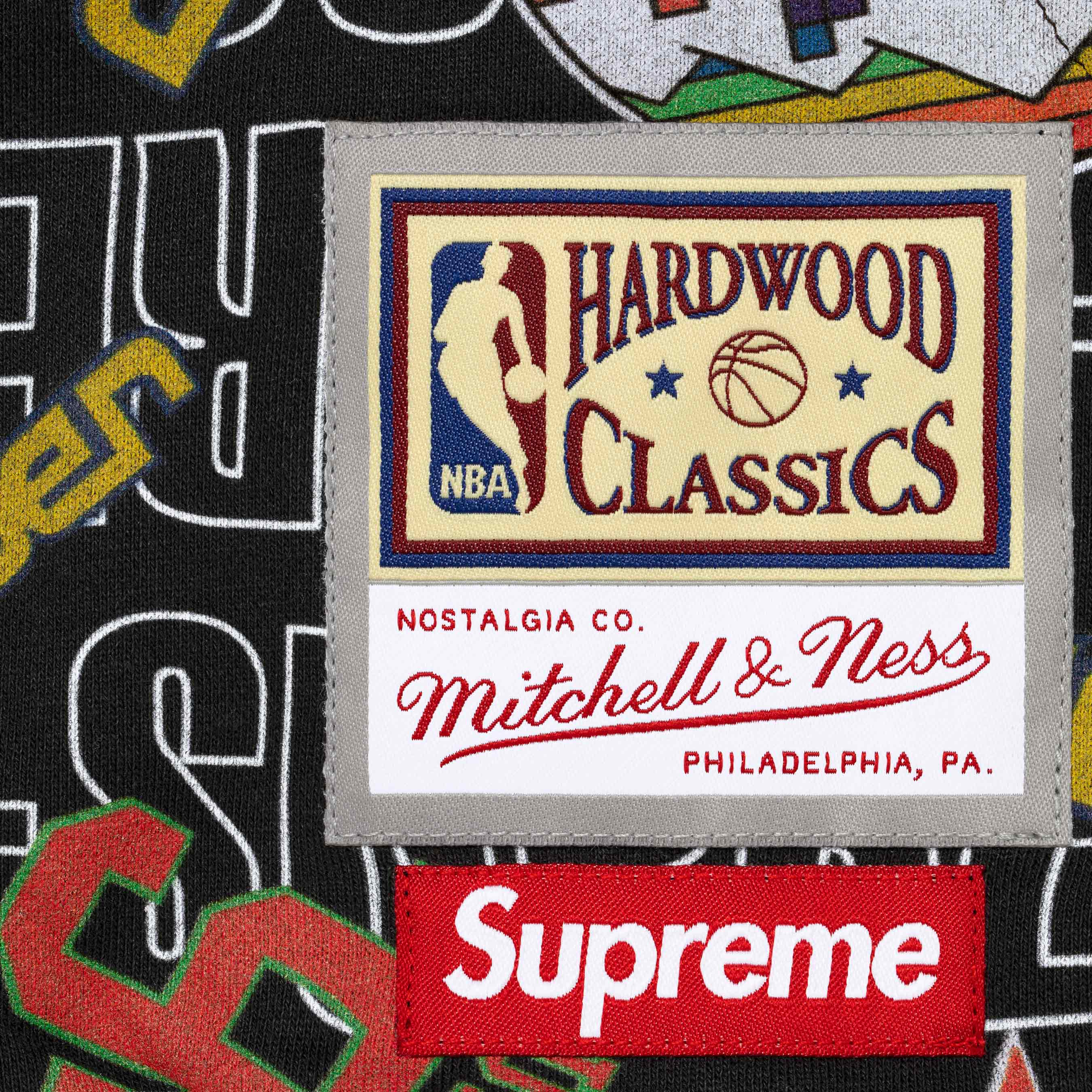 Supreme®/Mitchell & Ness® Teams Zip Up Hooded Sweatshirt view 9